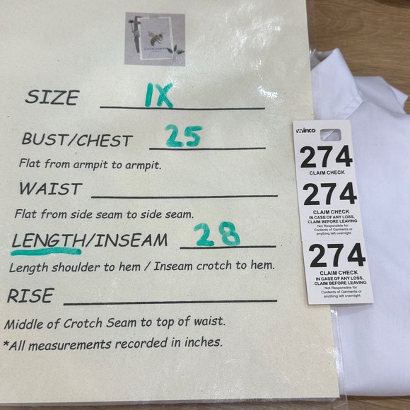 ZAC & RACHEL Woman Crisp White Button Up Shirt Size 1X Gathered Puff Sleeves - Picture 8 of 8